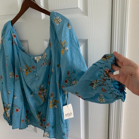 NWT a.n.a Women's Plus Top Blouse, Size 2X - Picture 4 of 12